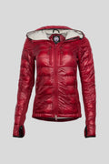 Canada Goose Crimson Red Hybridge Lite Hooded Down Jacket (Women's)